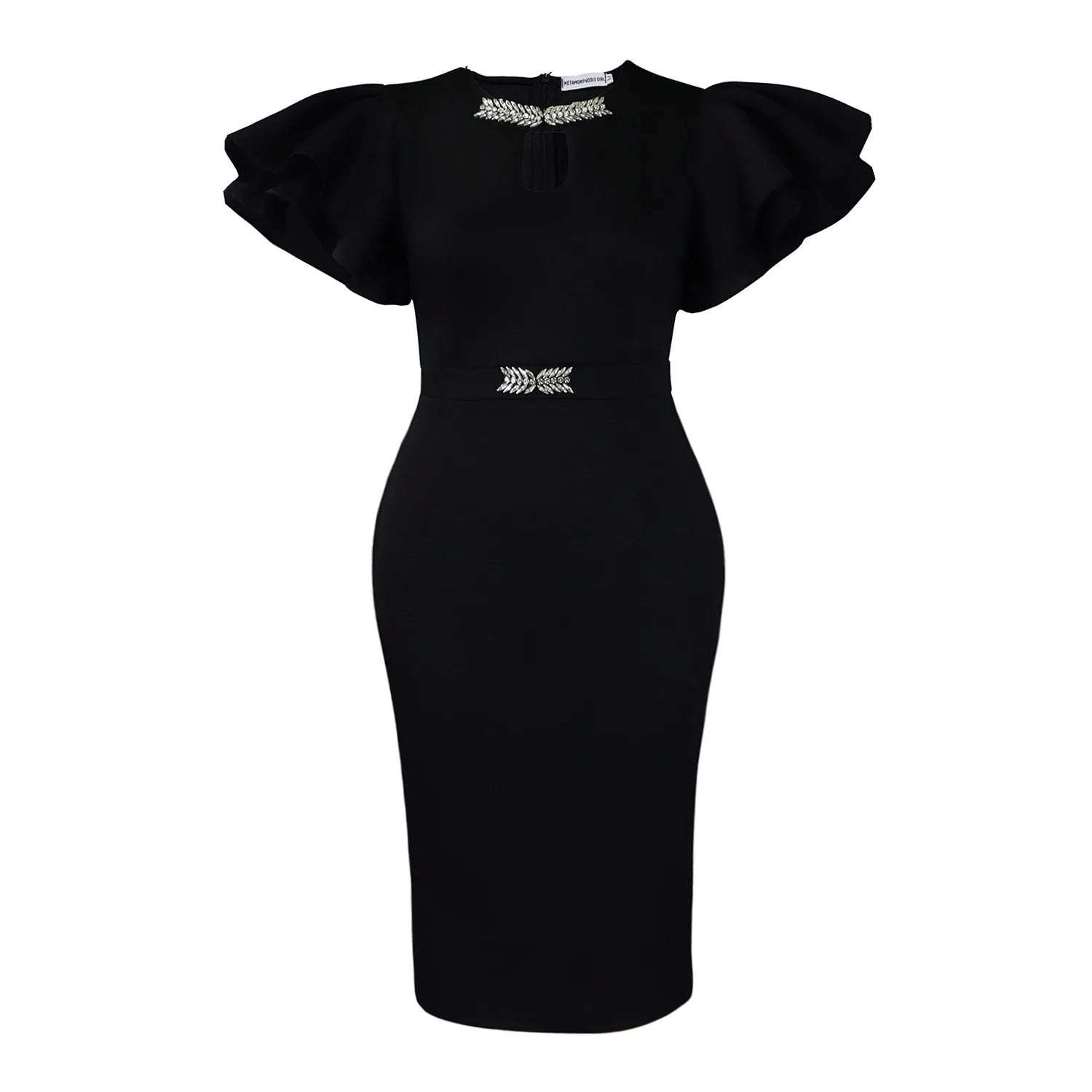 A0580-summer 2025 African Dress Styles Ladies Office Wear Dresses Women Lady Elegant