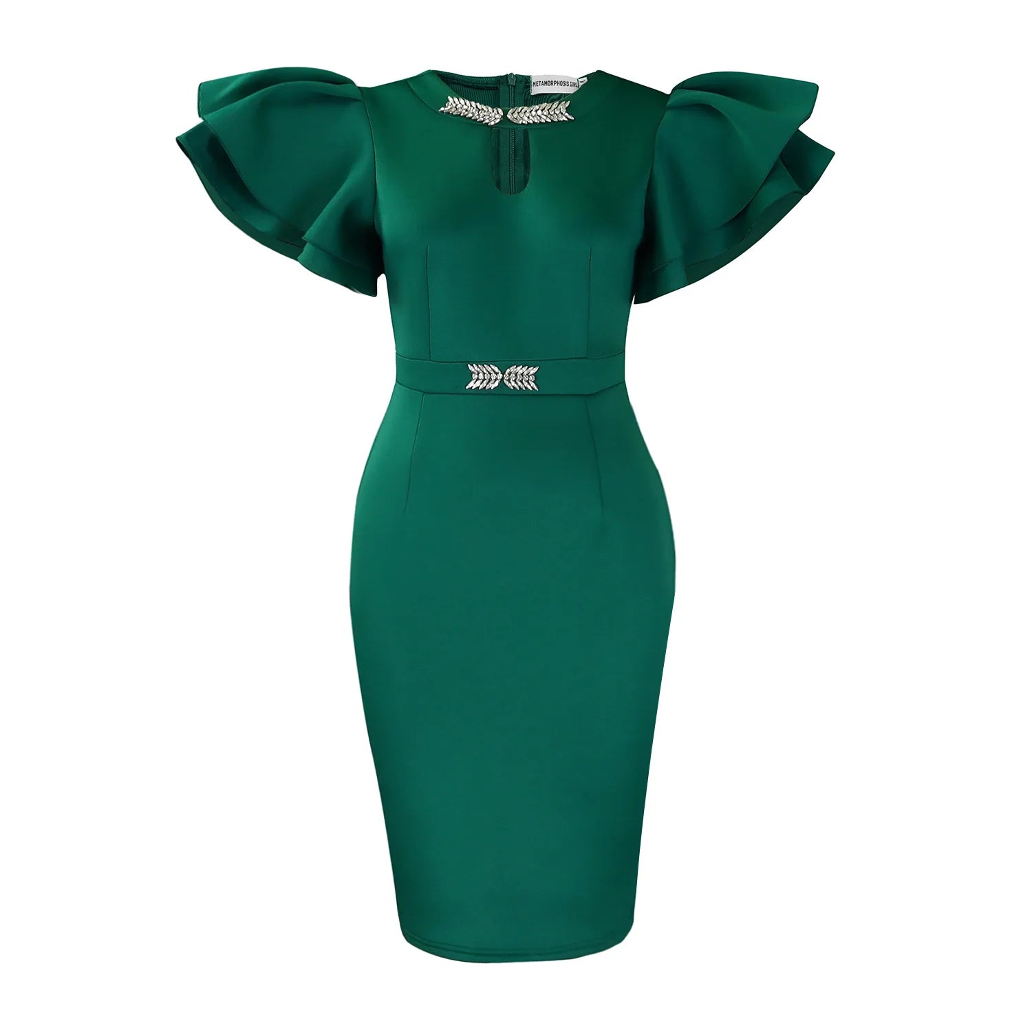 A0580-summer 2025 African Dress Styles Ladies Office Wear Dresses Women Lady Elegant