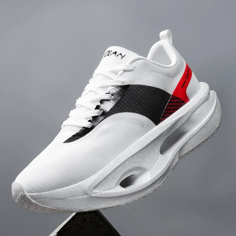 2026 NEW LEAO Minimal Sneaker Track Trail Fabric Air Mesh Athletic Low-top Lace up Sport Light-weight Breathable Men's Road