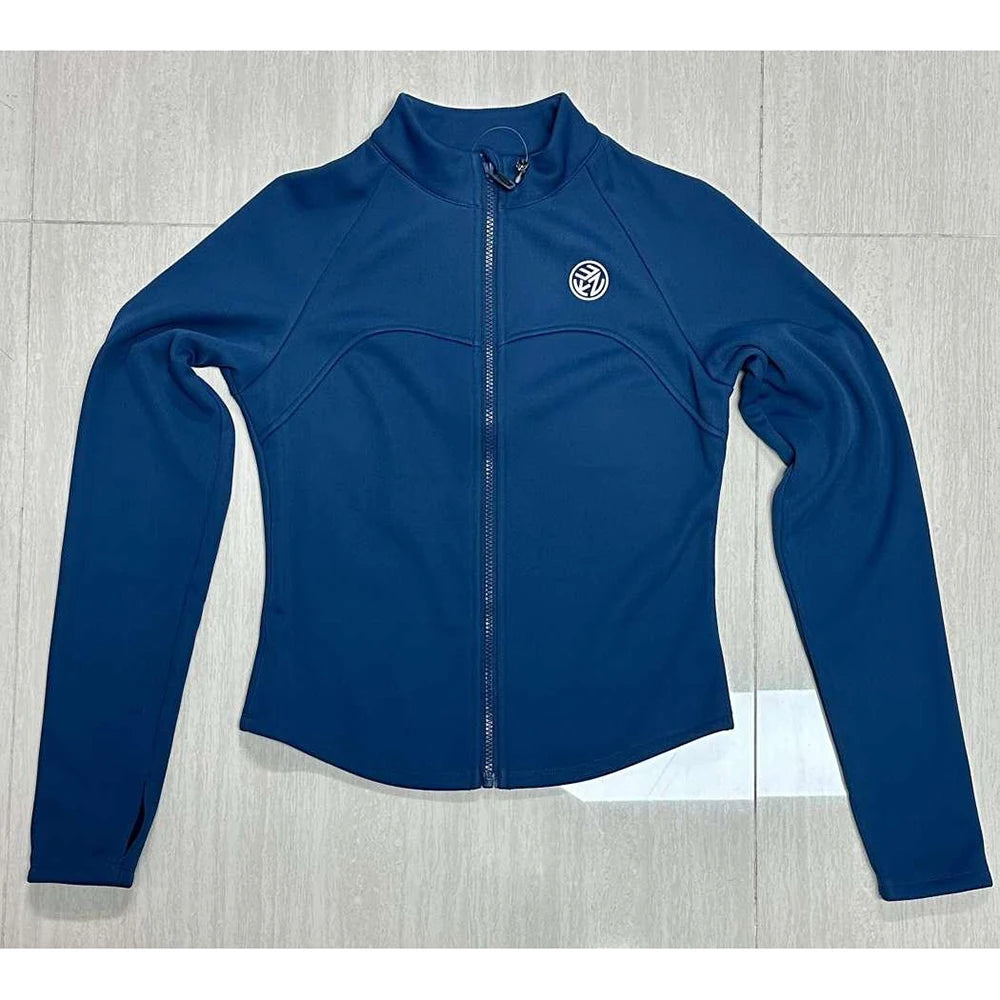 Fleece New in Coats & Jackets Women Zip Fitness Yoga Shirt Winter Gym Top Activewear Running Workout Long Sleeve Sports Jackets