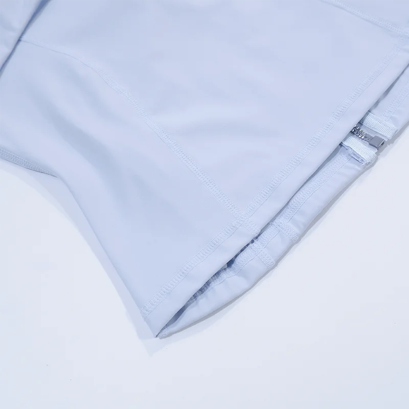 LULU FLORA Women's Yoga Short Sports Jacket with Gold Zipper - Slim Fit Gym Workout Jacket