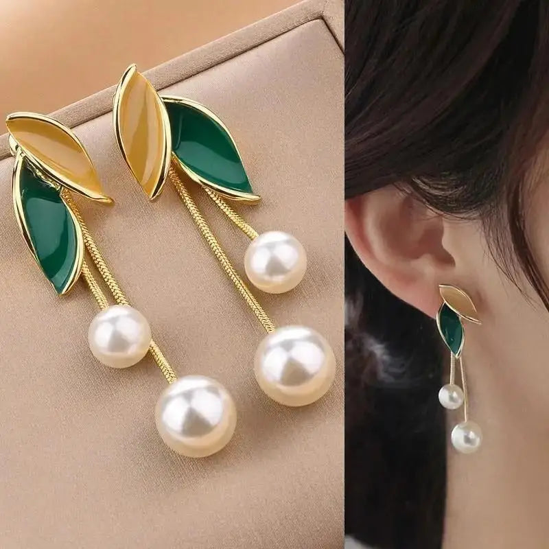925 Silver Needle Korean Fashion Long Chain Tassel Earrings For Women Metal Earing Jewelry 2026 Trending Women's Drop Earrings