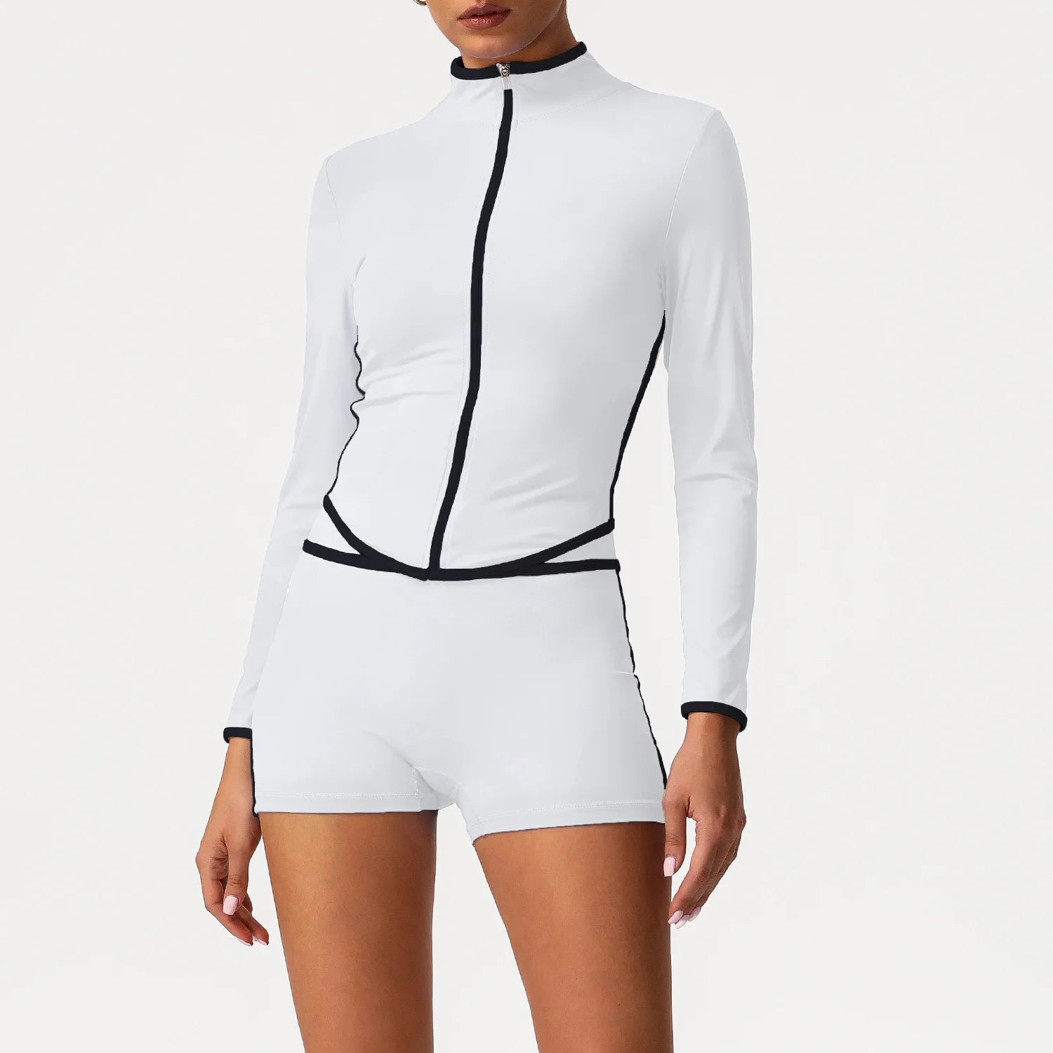 2PCS Sports Set Gym Set Yoga Suit Women Tracksuit Running Workout Clothes Long Sleeve Sports Bra Women's Sportswear Yoga Wear