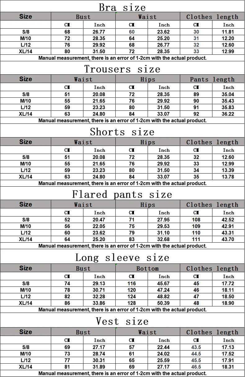 2PCS Yoga Set Gym Fitness Suits Outdoor Sports Outfits Women Tracksuit Sportswear Workout Long Sleeved Flared Pants Gym Clothes