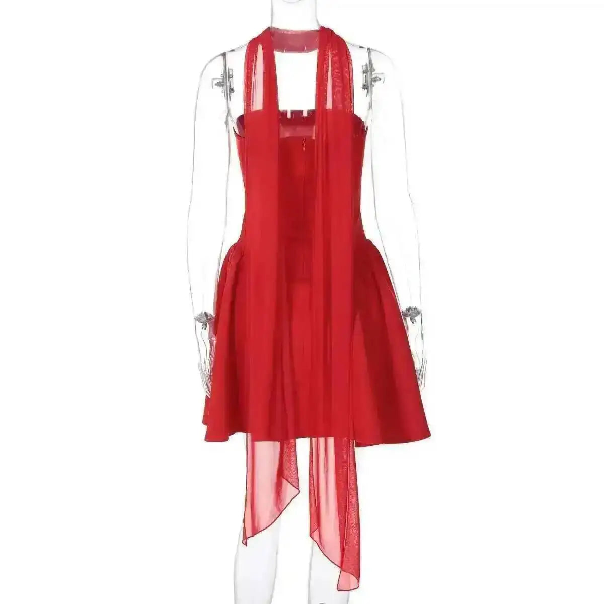 Avrilyaan Off Shoulder Backless Sexy A-line Dress Women 2025 Elegant Party Dress Strapless Bodycon Mini Summer Dress Vestidos